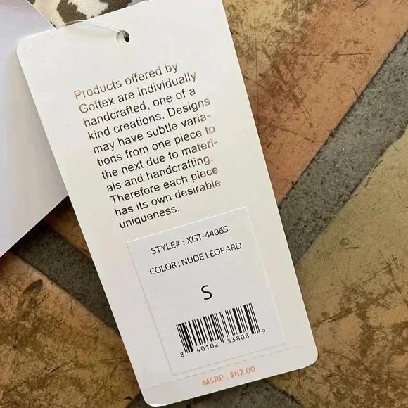 🔷 X BY GOTTEX Small Vanessa Animal Print Bike Shorts MSRP$62 NEW - Picture 3 of 11